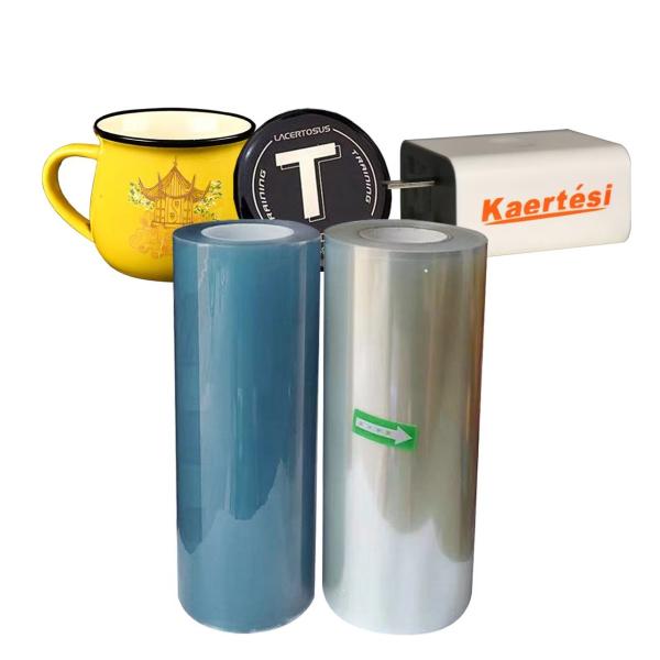 White 30cm UV Film UV Printing CMYK White Varnish For Glass Leather Metal