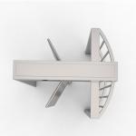 SS316/SUS304 Automatic Security Full Height Turnstile