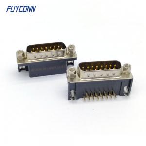 Wholesale Right Angle PCB D-SUB Connector Male Plug D Sub 15 Pin Connector (9.4mm) from china suppliers