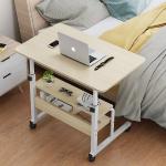 Modern Design Style Sit Stand Desk for Office or Bedside in Bamboo/Walnut/Black