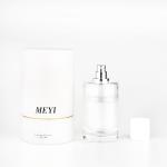 100ml Empty Perfume Bottle Round Clear Glass Spray Cosmetic
