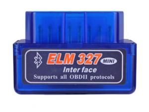 China Mini ELM327 V1.5 OBD2 Mini Obd2 Scanner Blue IOS Android System Supported on sale