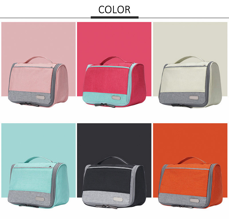 Waterproof Oxford Hanging Cosmetic Bag Makeup Tote Bag For Women