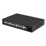 24 Port CCTV Poe Switch Unmanaged 100M Fast Ethernet Rack Type 300W Budget AC