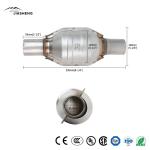Universal 2" Weld-on Inlet Outlet Factory Supply Auto Catalytic Converter Metal