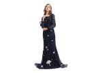 Gown Elegant Popular Bridesmaid Dresses With Sleeves For Evening Party