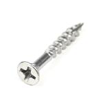 Easy Installation Flat Head Stainless Steel M3.3x25mm Chipboard Screw for