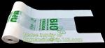 corn starch based 100% biodegradable bag for food packaging T shirt bags, vest