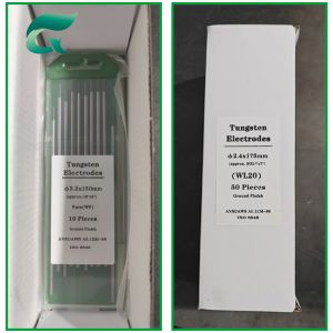 Green WP Pure Tungsten Electrode 4.8mm Diameter