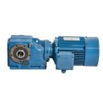 K Series Helical Gear Spiral Bevel Gearmotor Reducer With Electric Motor