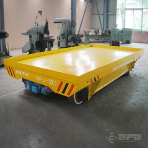 Wholesale Electric 30T Motorized Transfer Trolley For Workshops 200m Running Distance from china suppliers