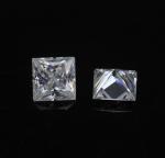Genuine Loose Diamond Moissanite 1 Carat Moissanite Fancy Cut 6 Mm Super White