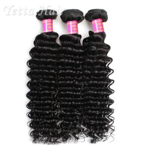 Wholesale Deep Wave Cambodian Grade Peruvian Virgin Hair Natural Black No Terrible Smell from china suppliers