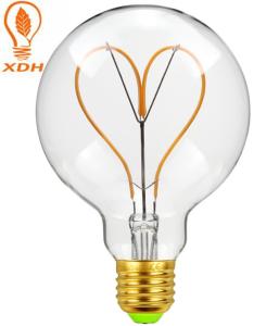 Wholesale G95 Globe LED Filament Bulb Edison Amber Light Bulbs 230V from china suppliers