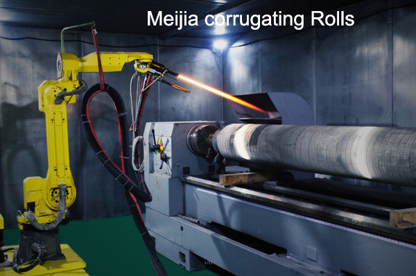 HRC60 TC Plating 50CrMo E Flute Corrugated Roller