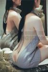 Sexy Sleeveless Tie Open Back Backless Sweater Anime Cosplay Reversible Long