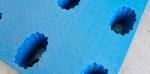 9 Feet Impact-Resistance Nesting 1100*900 mm Blow Molding Plastic Pallets