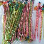 70pcs/Bag Kids Novelty Stick Candy Heart Shaped With Toys