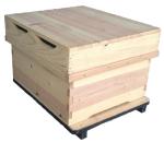21.5kg 55*52*32cm Unassembled 10 Frame Beehive Box