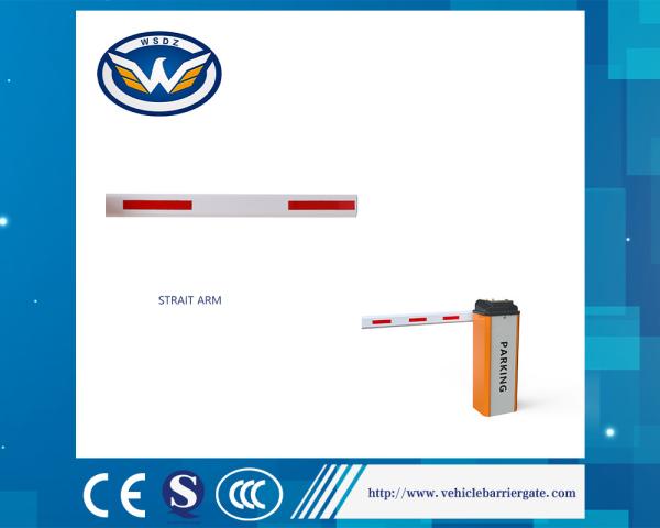 6M Straight Arm Automatic Traffic Barriers High End Car Park Barriers Aluminum