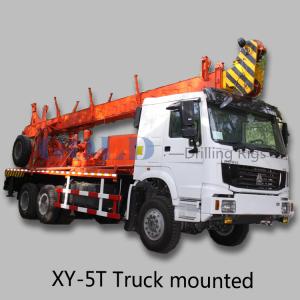 Wholesale exploration drill Truck mounted drilling rig XY-5T wire line diamond core drilling from china suppliers