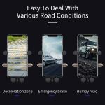 Grid Gravity Car Holder Gravity Sensor For 65-88mm Mobile Phone