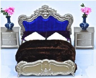 European style bed--scale model bed ,model furniture, architectural model