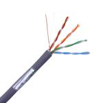 Drain Wire 1/0.5bc PVC Cover Material Cat5e 4 Pair Lan Cable for Speed Data