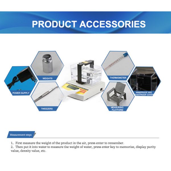 Digital Electronic K Value of Precious Metals Analyzer Device Measures the Value of Gold