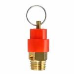 Small Brass Safety Relief Valve 1/4" BSP 120PSI Pressure Release Regulator