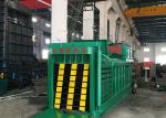 Wastepaper And Pet Bottle 52.5KW Horizontal Press Machine