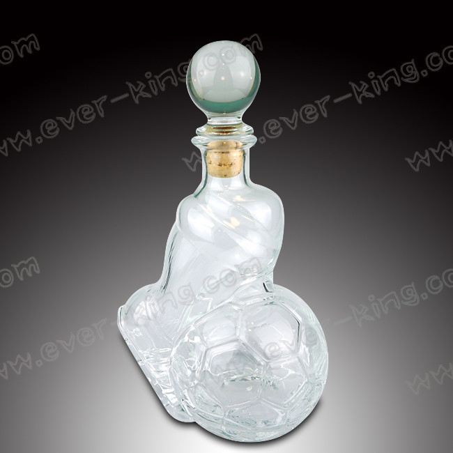Frosting Luxury Liquor 375ml Custom Glass Bottles