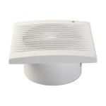 AC Electric 6 Inch Bathroom Wall Mounted Louver Axial Air Extractor Fan in White