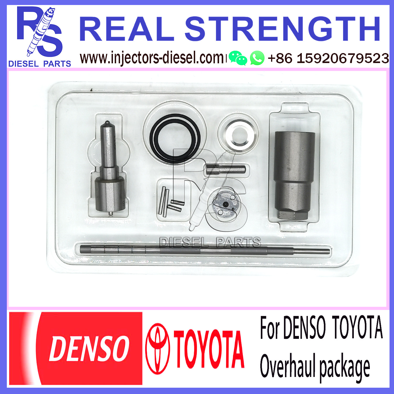Original Injector Repair Kit / Fuel Injector Rebuild Kit For DENSO TOYOTA Series