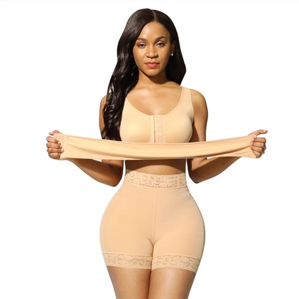 Control Panties Shaper FAJAS BBL SHORTS HEXIN Middle Waist Body Shapewear for Women