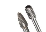 Taper Head Tungsten Carbide Rotary Burrs Crosscut Teeth Cutter High Strength