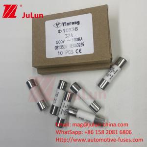 Wholesale 3A 10*38mm Ceramic PV String Fuse For Photovoltaic System AC220V AC380V AC50 0V AC690V AC800V from china suppliers
