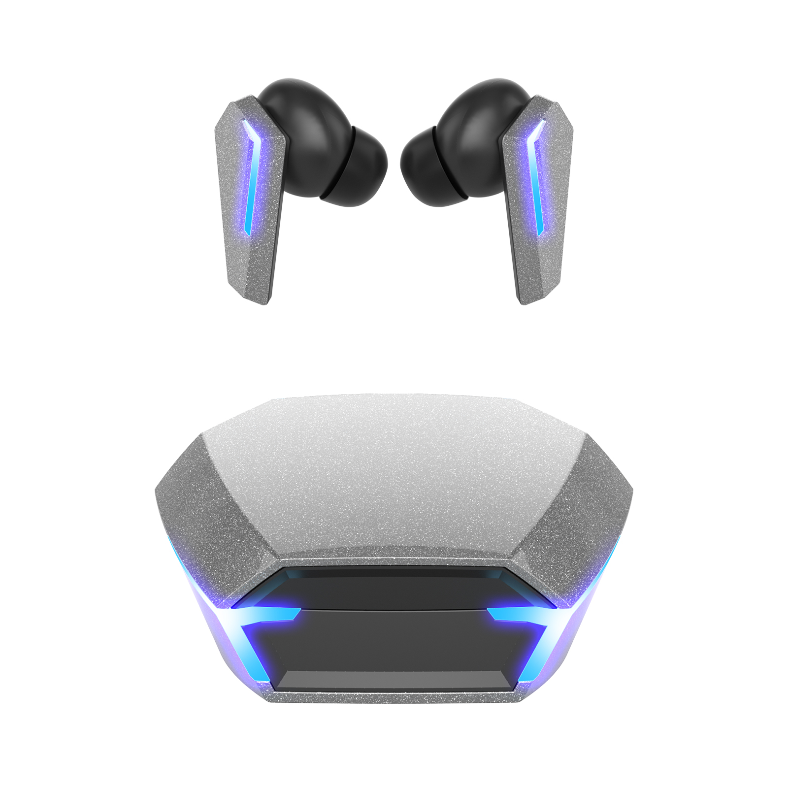 Low Latency Gaming and Phone Call True Wireless Headset with Noise Cancelling Technology