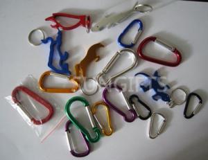 Wholesale Carabiner with belt key chain, custom logo printing key chain from china suppliers