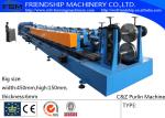 80-450mm C Z Purlin Roll Forming Machine For 6mm Thickness Purlin