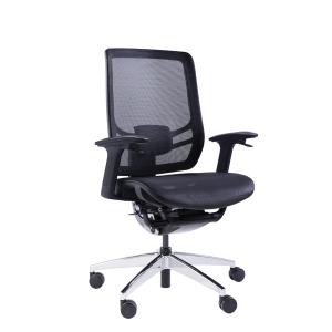 Wholesale BIFMA Black Adjustable Office Chair Ergo Task Chair Swivel Mesh Seating from china suppliers