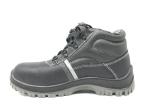 Man Made Fur Lining Mens Waterproof Work Shoes Heavy Duty Torsion Resistant