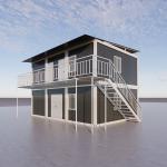 BOX SPACE Low Price Modular Portable Homes Detachable Prefab Container House