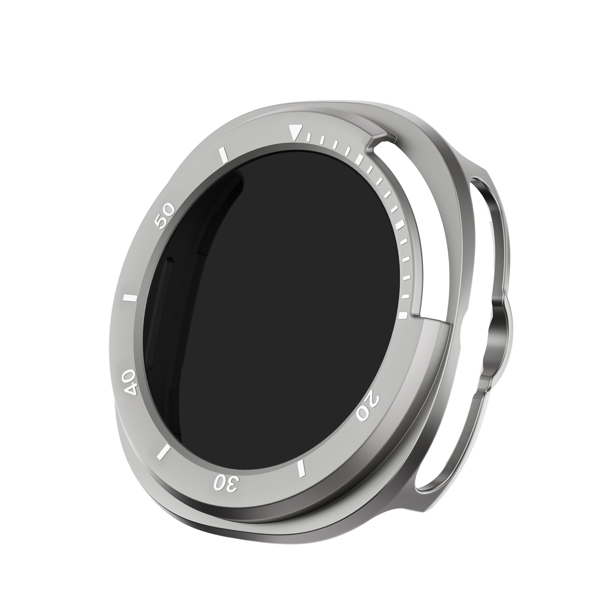 Anti Spy Tempered Glass Case With Scale for Samsunhg Galaxy Watch 8 Classic Watch Cover Case Accessories