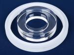 Slotted Perforated Quartz Flange Ring AR Coating