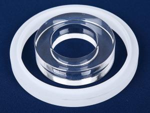 Wholesale Slotted Perforated Quartz Flange Ring AR Coating from china suppliers