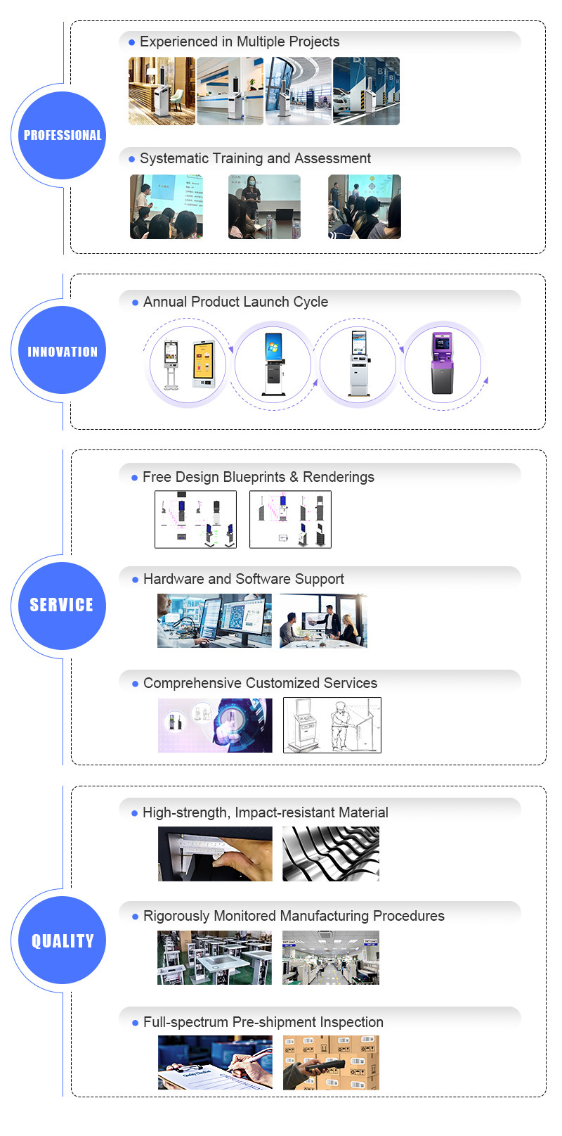 Self Service Kiosk Touch Screen Cash Register POS System Cash Recycle Card Dispenser Payment Kiosk Terminal