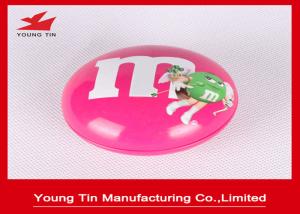 Wholesale Bean Shaped Candy Packaging Promotional Tins , Custom Printing Metal Tin Containers from china suppliers