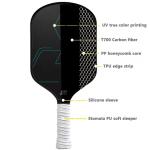 Meet USAPA Standard Raw Carbon Fiber Pickleball Paddle with Rev-Core Power