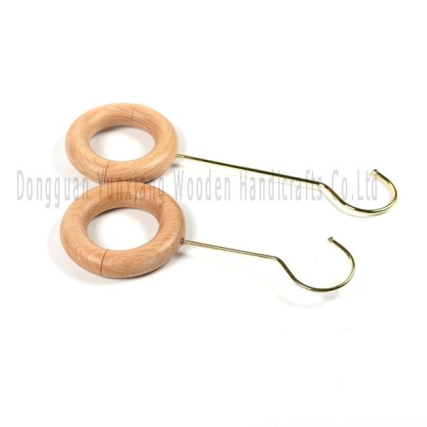 Wooden Scarf Belt Tie Hanger, Wooden Organizer Hooks Racks, Closet Accessories